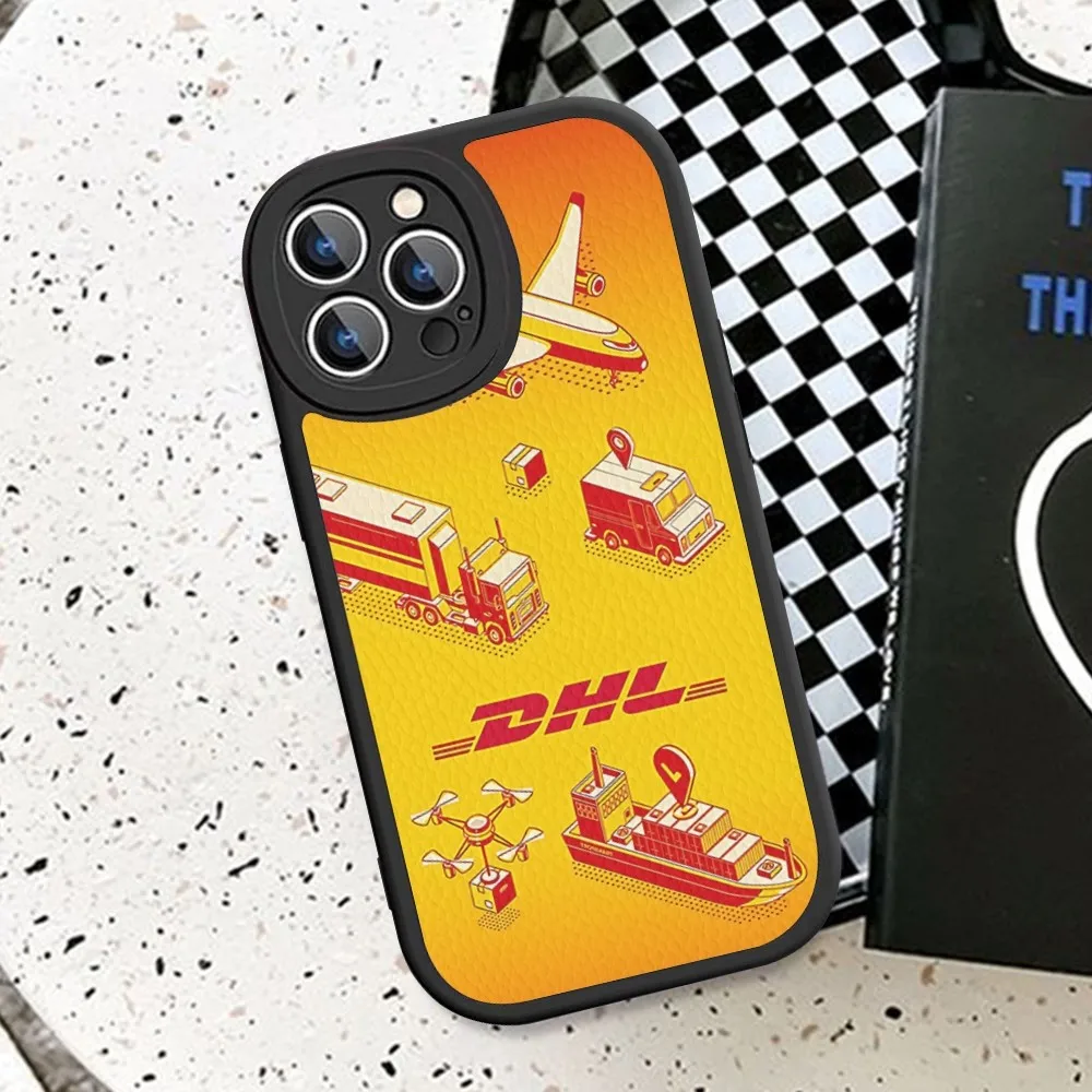 DHL Hot Express 50th Anniversary Phone Case Hard Leather For iPhone 14 13 12 Mini 11 14 Pro Max Xs X Xr 7 8 Plus Fundas