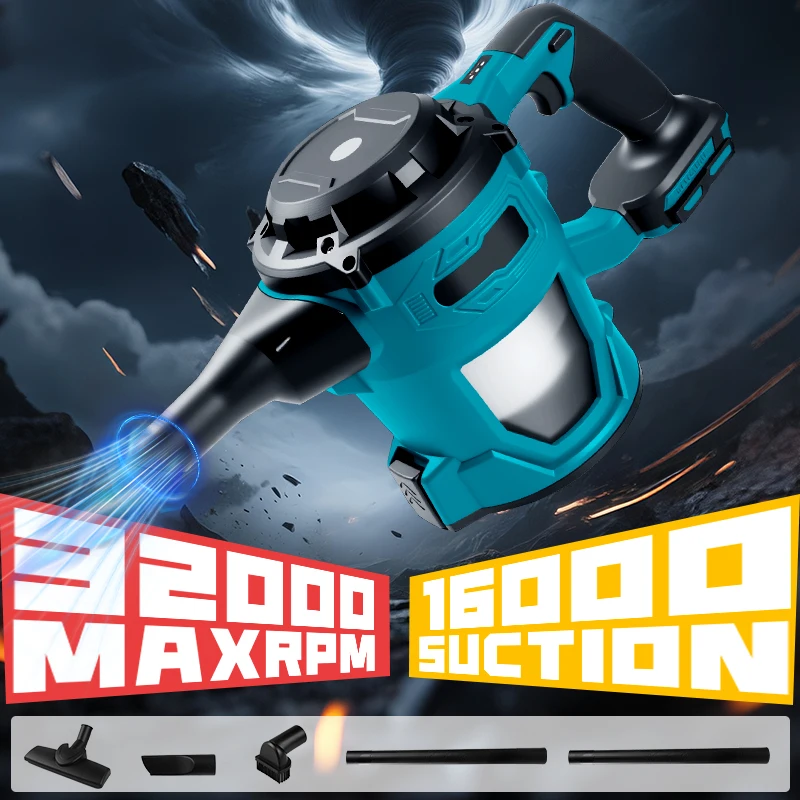 

Беспроводной пылесос портативный ручной пылесос для влажной/сухой уборки пола, ковра, машина для чистки волос домашних животных для Makita 18 В, аккумуляторный штифт