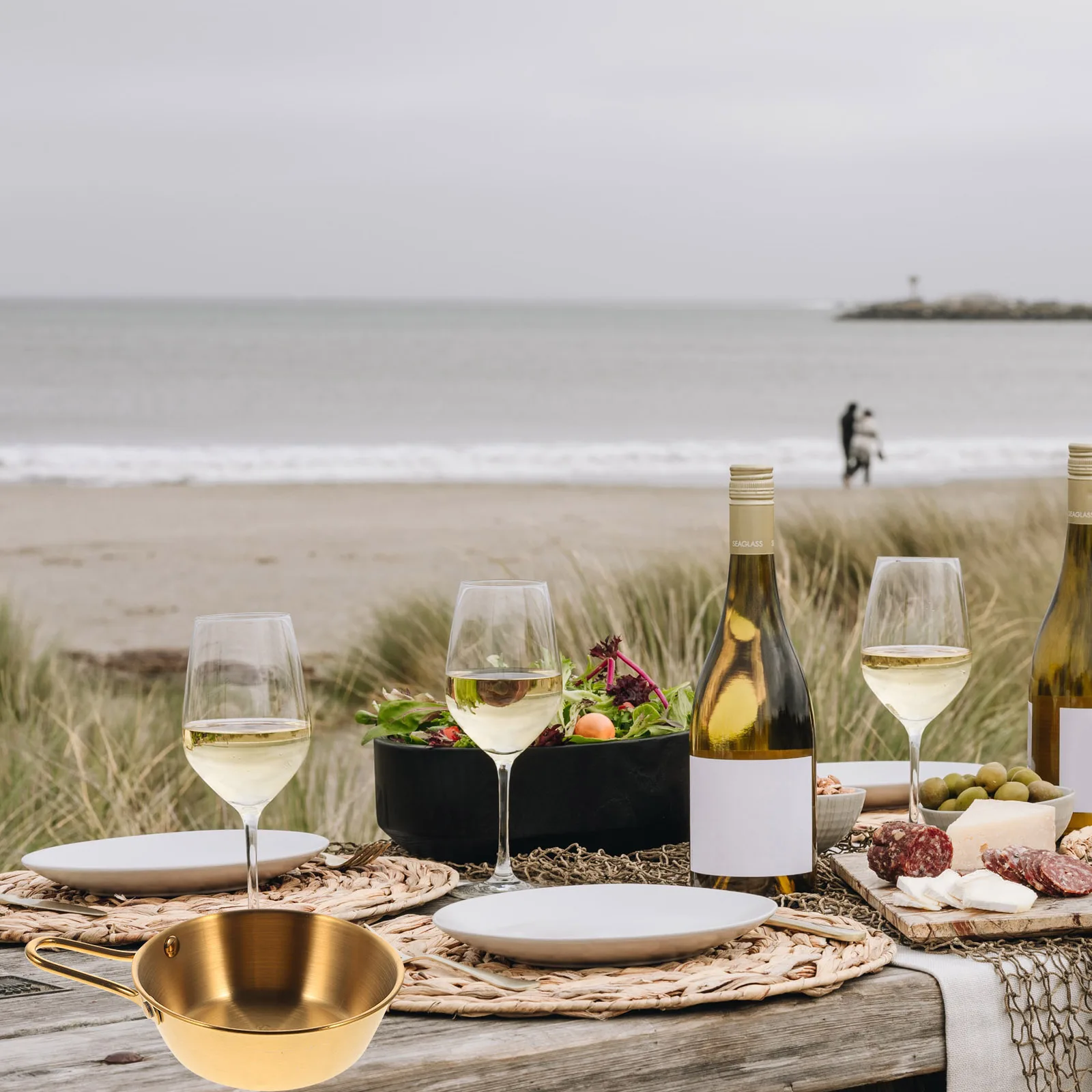 Cuencos para acampar, tazas de vino pequeñas, ligeras y resistentes, contenedor de agua multiusos para exteriores, vasos para beber Makgeolli para viajes, 2 uds.