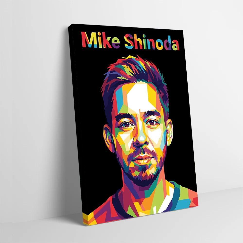 Pôster impresso de arte pop de Mike Shinoda, imagens personalizáveis, arte de parede, pintura em tela para sala de estar moderna, pinturas Wand Deko