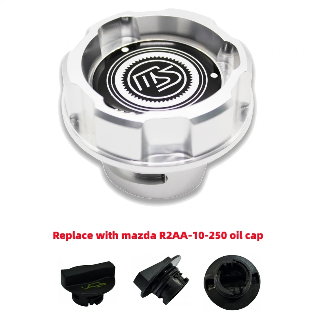 Aluminum ENGINE Oil Cap for MAZDASPEED MAZDA 2,3,5,6 MAZDA6 WAGON MIATA MX-5 CX-3 CX-5 ATENZA  Axela Car Accessories JDM Style