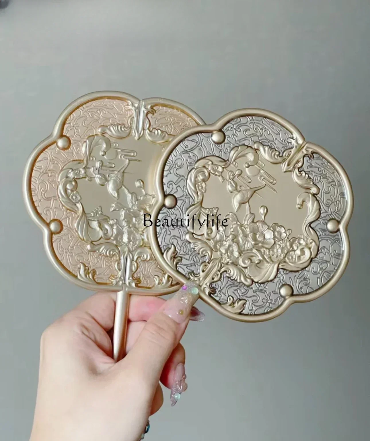 

Flower Know Flower God Series Peripheral National Style Handheld Mirror