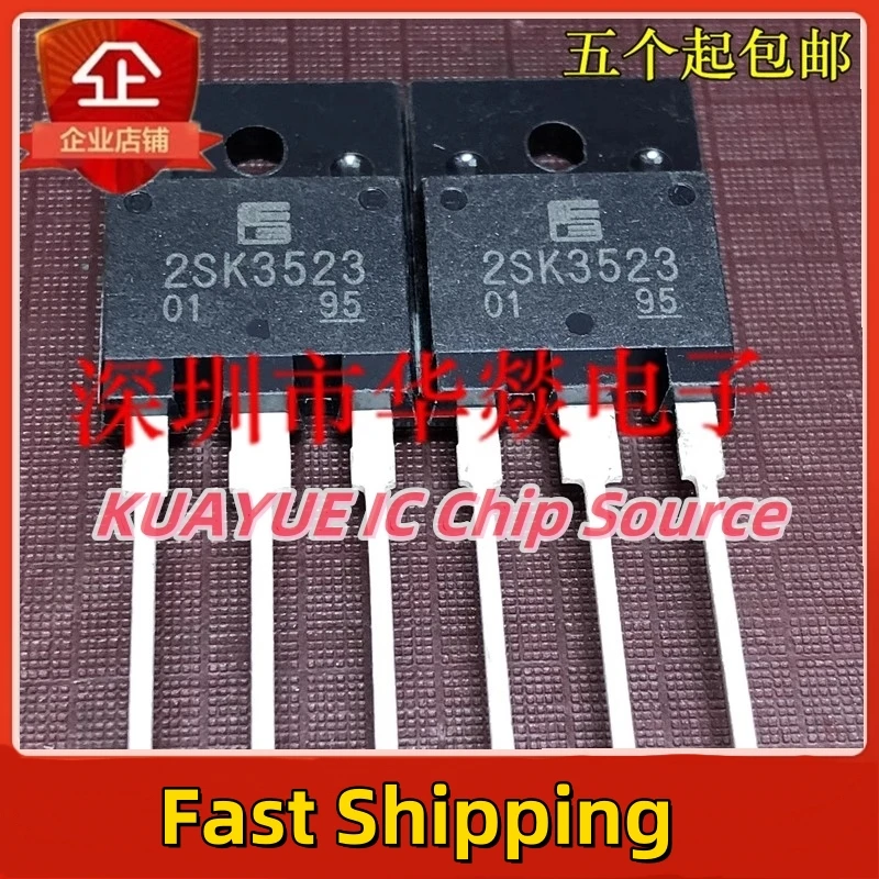 10PCS-30PCS   2SK3523   TO-3PF  500V  21A  Fast Shipping Quality Guarantee