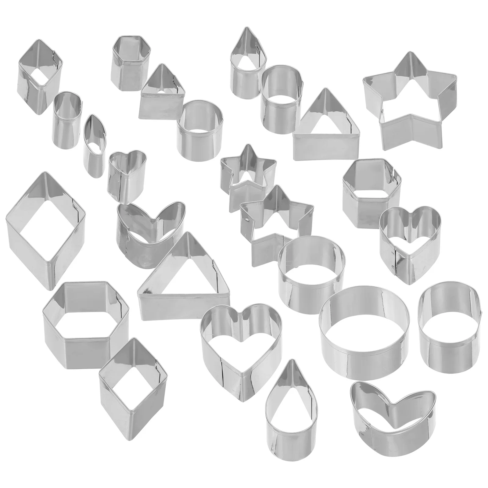 

30Pcs Earring Cutters Mold Polymer Clay Cutters for DIY Jewelry Making Supplies Clay Cutter Kit for Earrings Rings Necklaces