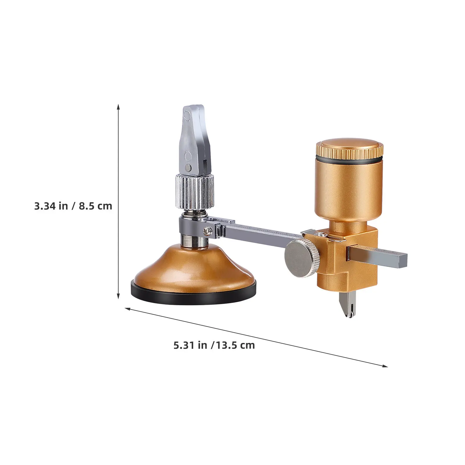 2Pcs Glass Circle Cutter Tool Compasses Style Suction Cup Stable Base for Precise Thick Glass Tile Cutting Circle Drawing Tool