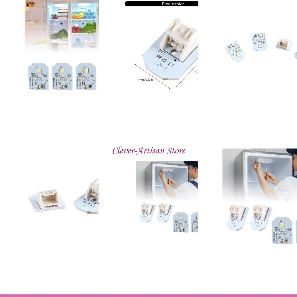 

E06B 4 шт. Замена светодиодной лампы для холодильника для WR55X11132, WR55X25754