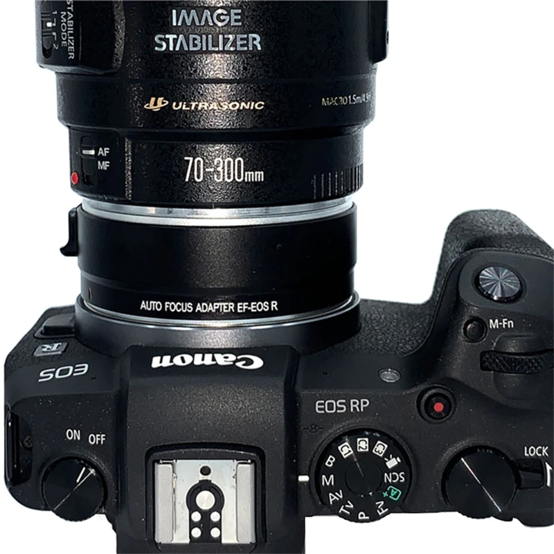 EF-EOSR Adapter Ring Camera Lens Adapter Ring Auto Focus for Canon EF EF-S Lens to Canon EOS R RF Mount Full Frame Camera