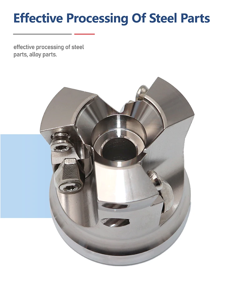 SUREWEL ASRF12 ASRF15 Fräskopf-Schneidwerkzeughalter 50 63 80mm für SDMT1205 SDMT1505 Einsätze Fräsgreifer – Detail 7
