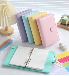 A6 Budget Binder Notebook per risparmiare denaro Organizer Planner per contanti 8 buste con cerniera 2 adesivi in un portafoglio raccoglitore salvaspazio