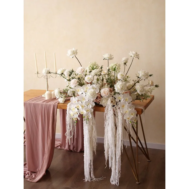 Artificial flower rose table flower restaurant photo studio sales office ornament wedding welcome