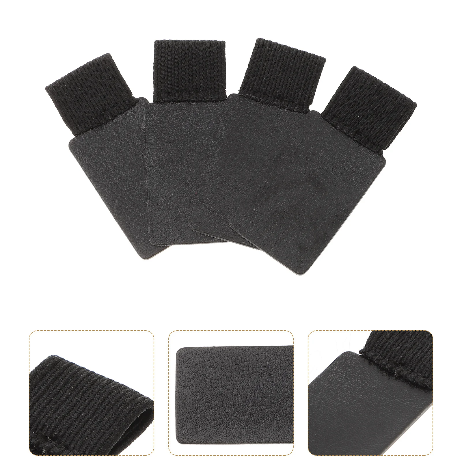 4 шт., держатель для ручек для ноутбука с памятью, черная эластичная петля для телефона и ручек, портативные школьные канцелярские принадлежности, креативные канцелярские принадлежности