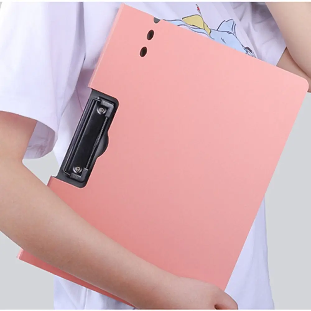 A3/A4 File Folders Memo Clip Document Organization Test Paper Storage Tool Hard Shell Clipboard Writing Pad School Supplies