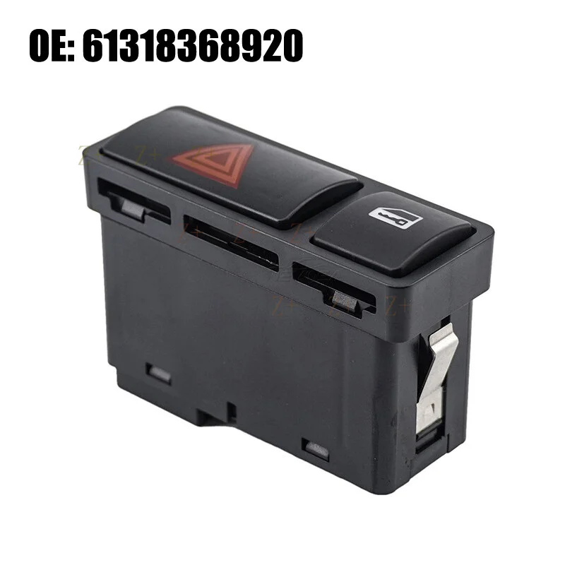 Z+   For BMW E46 E53 E85 E86 X5 Z4 M3 325 3 Hazard Lights Unlock Button 61318368920