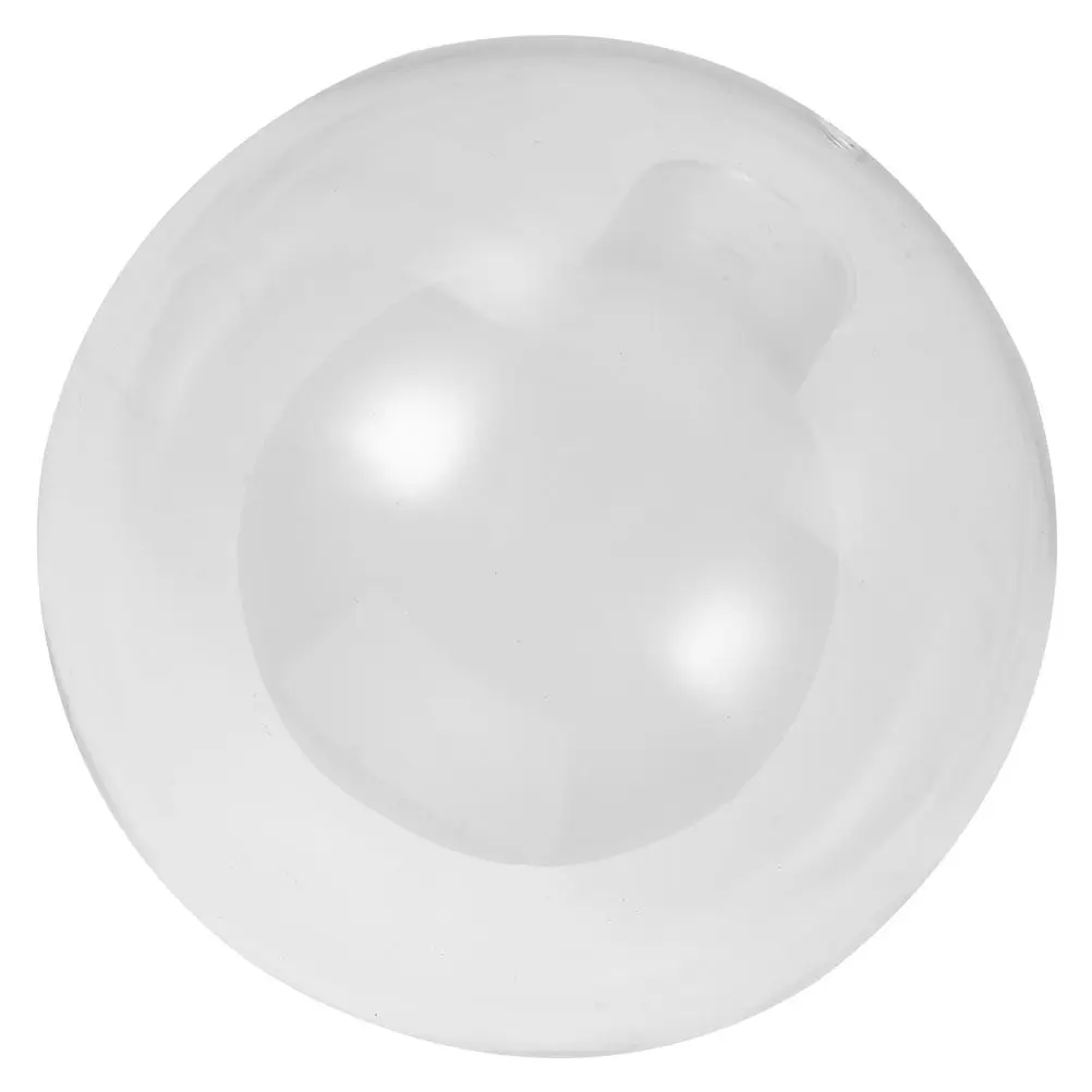 G9 Double Layer Transparent Glass Globe Lamp Shade Round Spherical Light Diffuser for Modern Living Room Wall Sconce Table Lamp