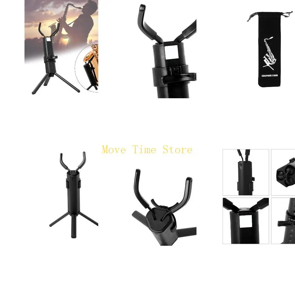 92ME Folding Tenors Saxophone Stand for Sax, Tenors Sax Stand Adjusted Tripod Holder Saxophone Holder Rack Display Base