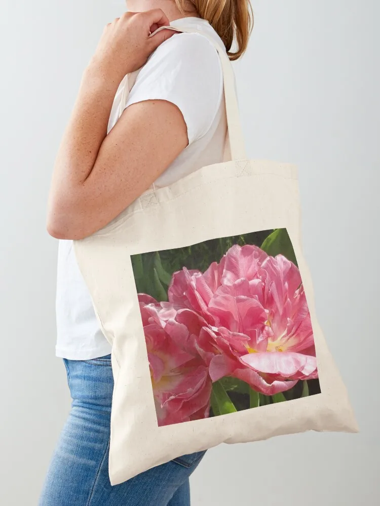 

Pink Tulip Blush Tote Bag Canvas stote bag shopping bag great canvas tote bags