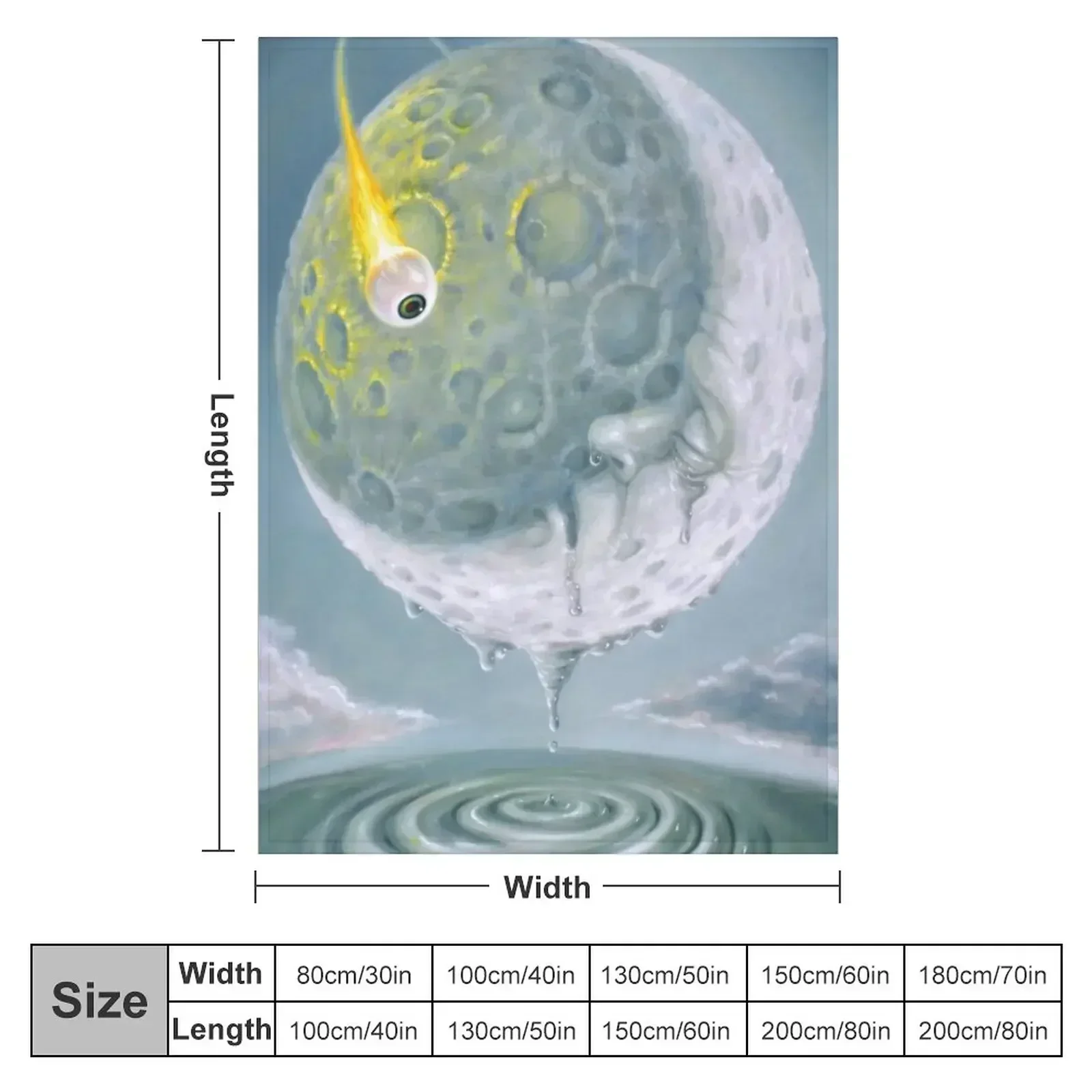Freak Out in a Man-in-the-Moonage Daydream Throw Blanket Thermal Blankets For Bed Baby Picnic Blankets