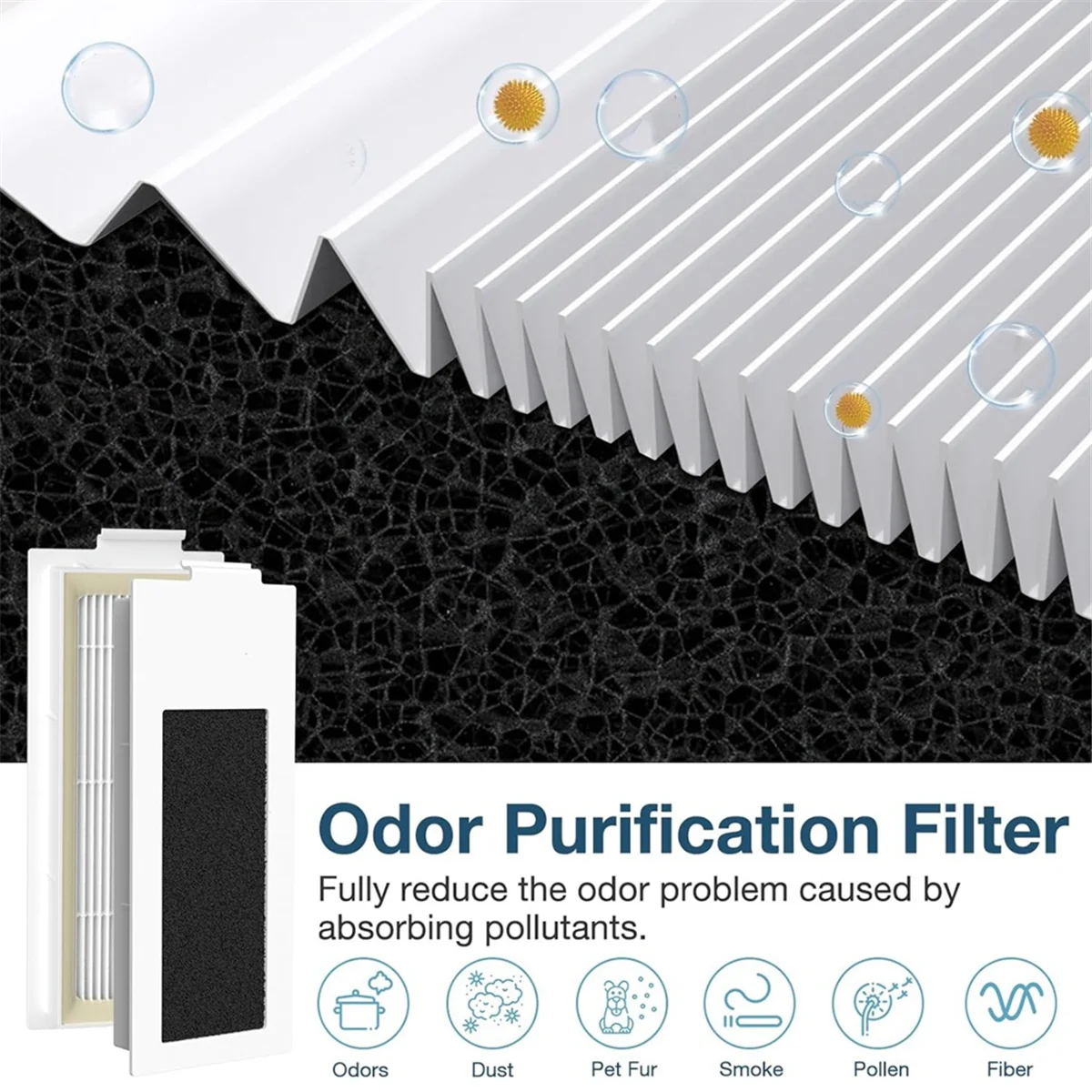 ل ECOVACS T20 Omni/Max/Pro/T20 Max مجموعة ملحقات المكنسة الكهربائية فرشاة جانبية رئيسية فلتر Hepa ممسحة أكياس الغبار القماشية — A19G