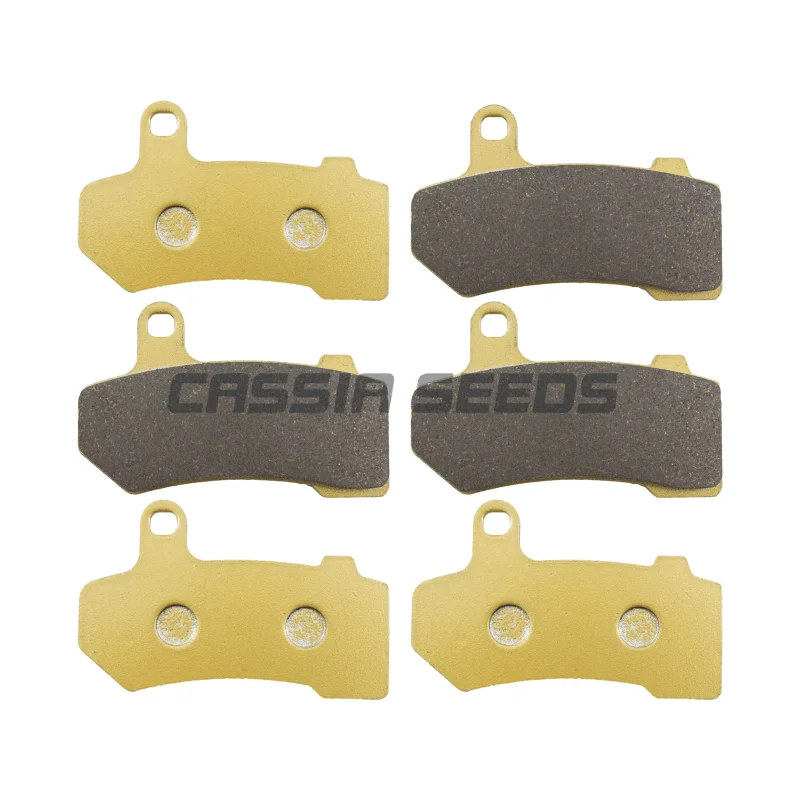 

Motorcycle Front and Rear Brake Pads for Harley Street/Supreme Big Glide Night Lutheran Road King Wilwood V-Rod Brake Pads