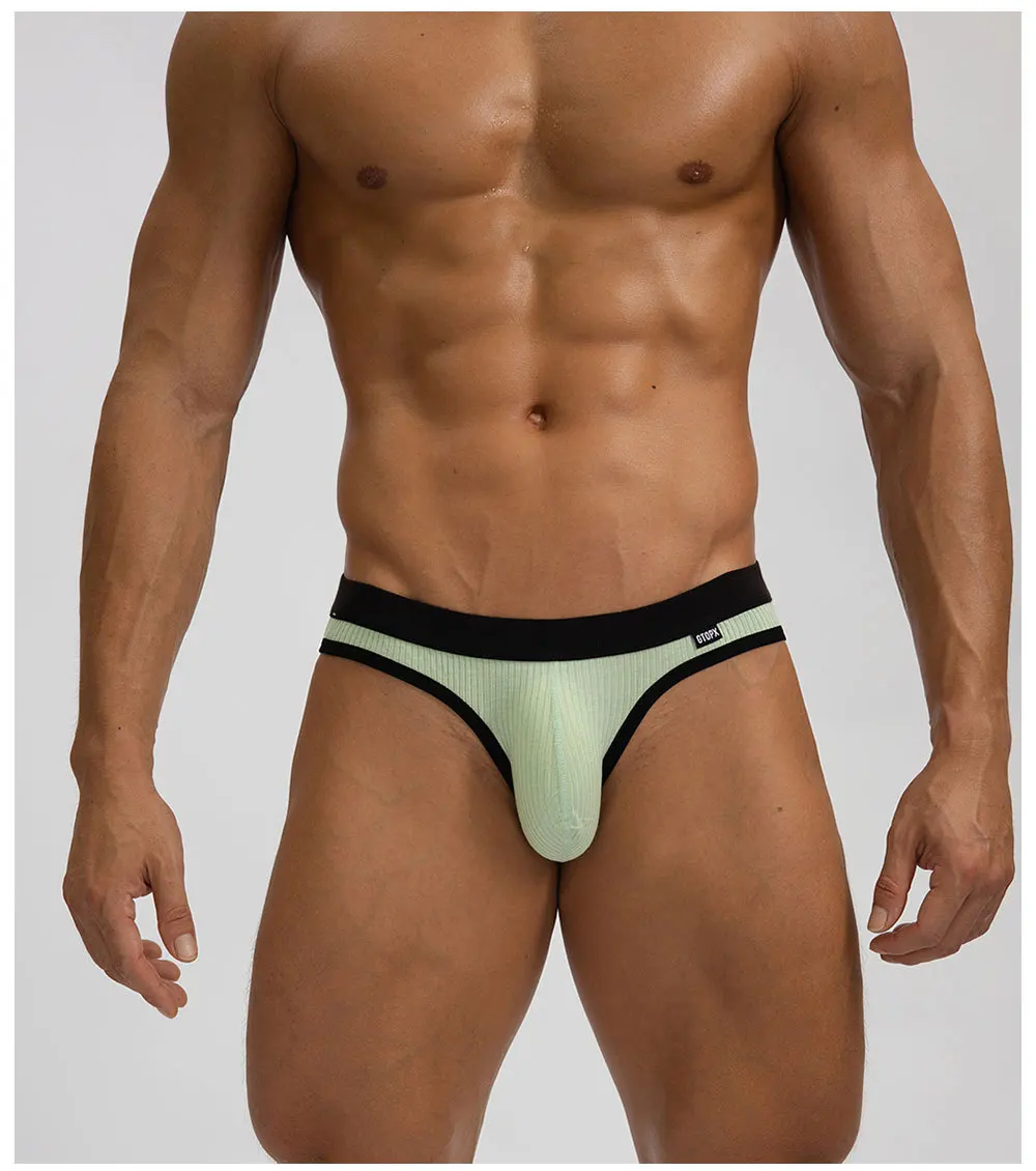 

2026 classic men's briefs, cross-border simple threaded briefs GT469