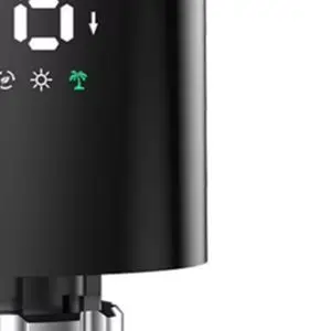 Smart Radiator Valve For Tuya For Zigbee Programmable Thermostat 5-45C Weekly Schedule For Child Lock PP White Black Heating