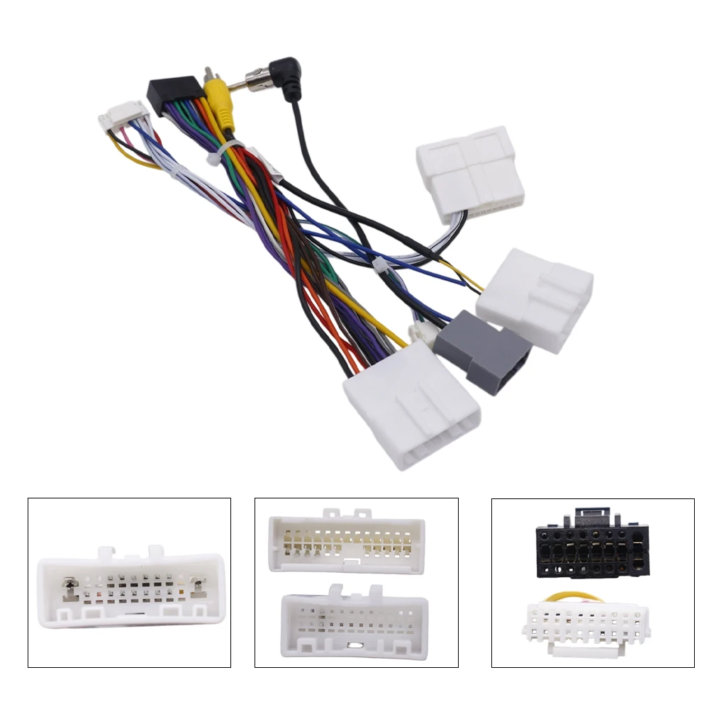 Canbus Box Decoder Harness Cable For Nissan Qashqai 2008 High-end Support 360 Camera Function Android Radio