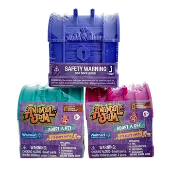 子供のための動物のおもちゃ箱,かわいい人形,ブラインドボックス,ペットを採用,ミニ置物,収集品,誕生日プレゼント