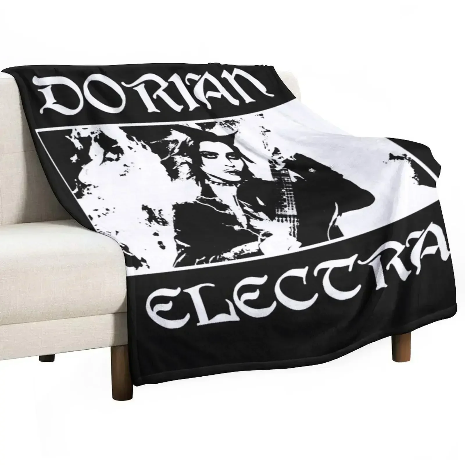Dorian Electra Metal Classic T-Shirt Essential T-Shirt Throw Blanket Vintage Warm blankets ands Soft Soft Plush Plaid Blankets