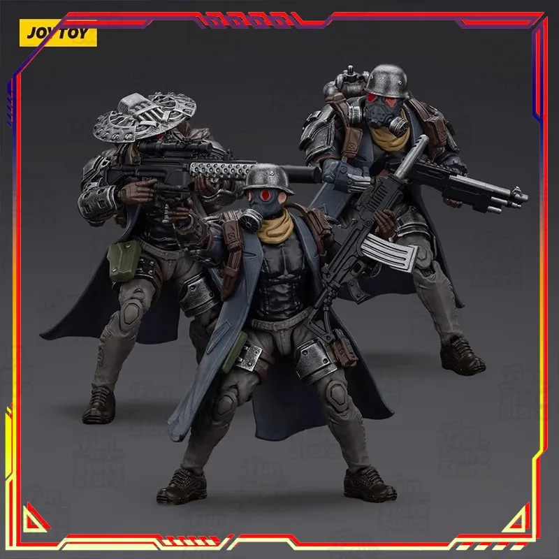 

JOYTOY Shadow Hunters Squad Action Figure 3-Man Team Collectible Model Toy Assembly Desktop Ornament Original Series