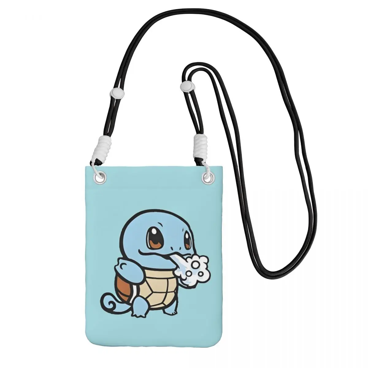 

Сумка для мобильного телефона на заказ Squirtles по диагонали для мужчин и женщин, модная сумка для мобильного телефона с героями мультфильмов для пеших прогулок, чехол для денег для телефона
