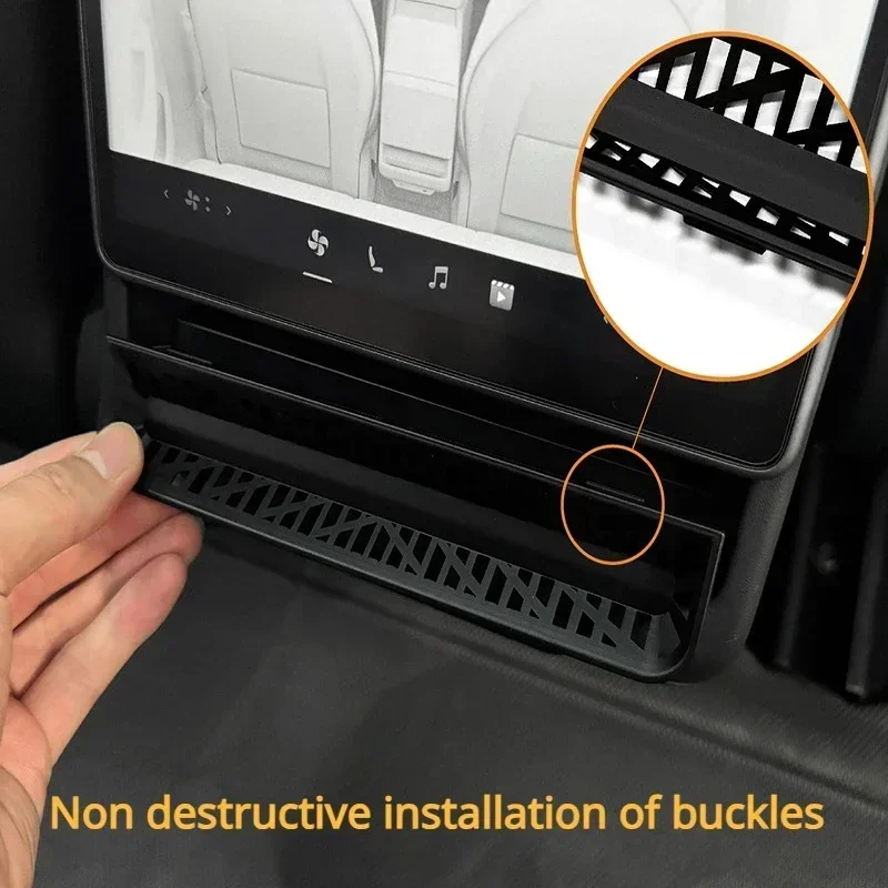 

Для Tesla Model 3 Highland 2024 2025 задняя крышка воздуховыпускного отверстия Защитная крышка заднего вентиляционного отверстия антиблокировочные аксессуары для салона автомобиля