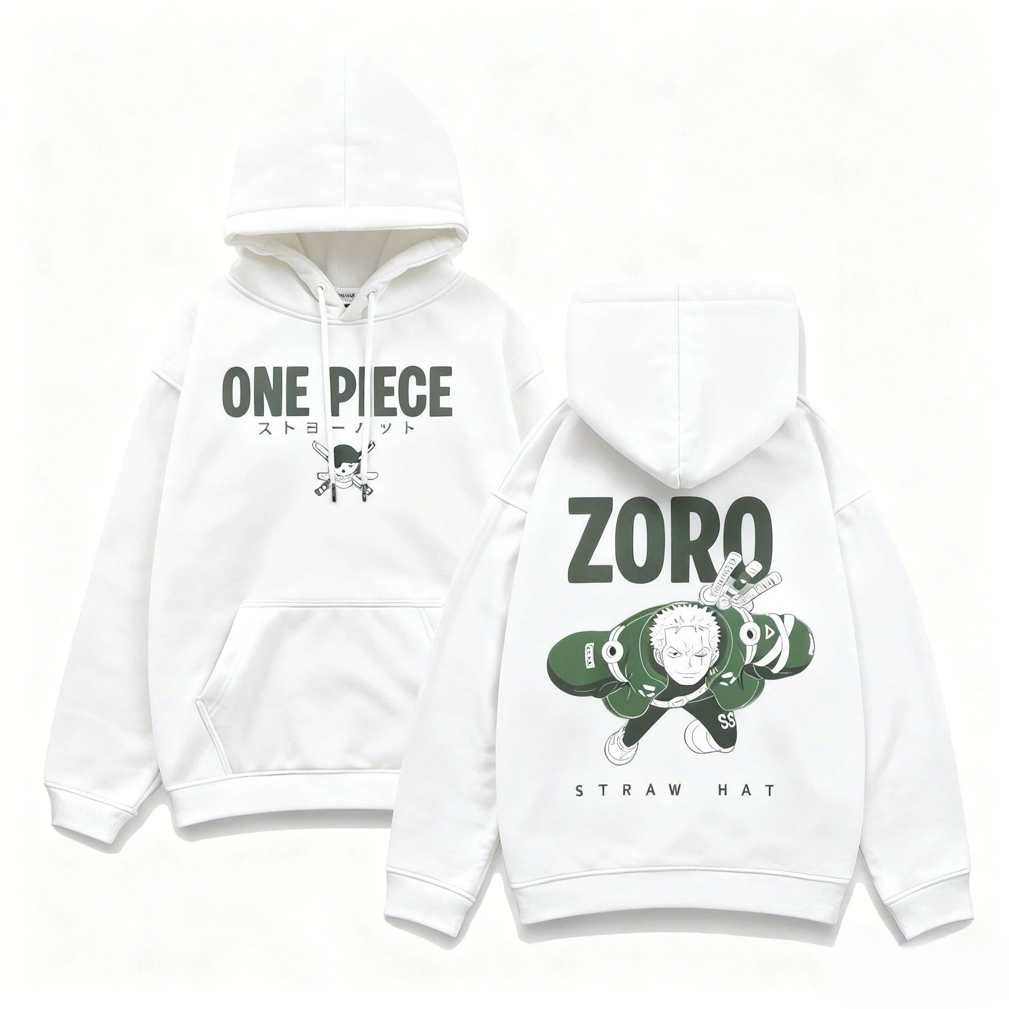 قطعة واحدة زورو أنيمي هوديي البلوز الرجال النساء المتضخم الشارع الشهير تأثيري عادية 2026 بلوفر شتوي جرافيك طباعة سترة