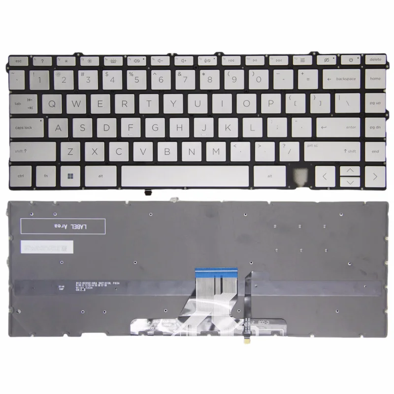 

Новая клавиатура LL+ для HP Envy X360 13-BA 13T-BA 13-BD 13-ba0000 US с подсветкой, серебристая