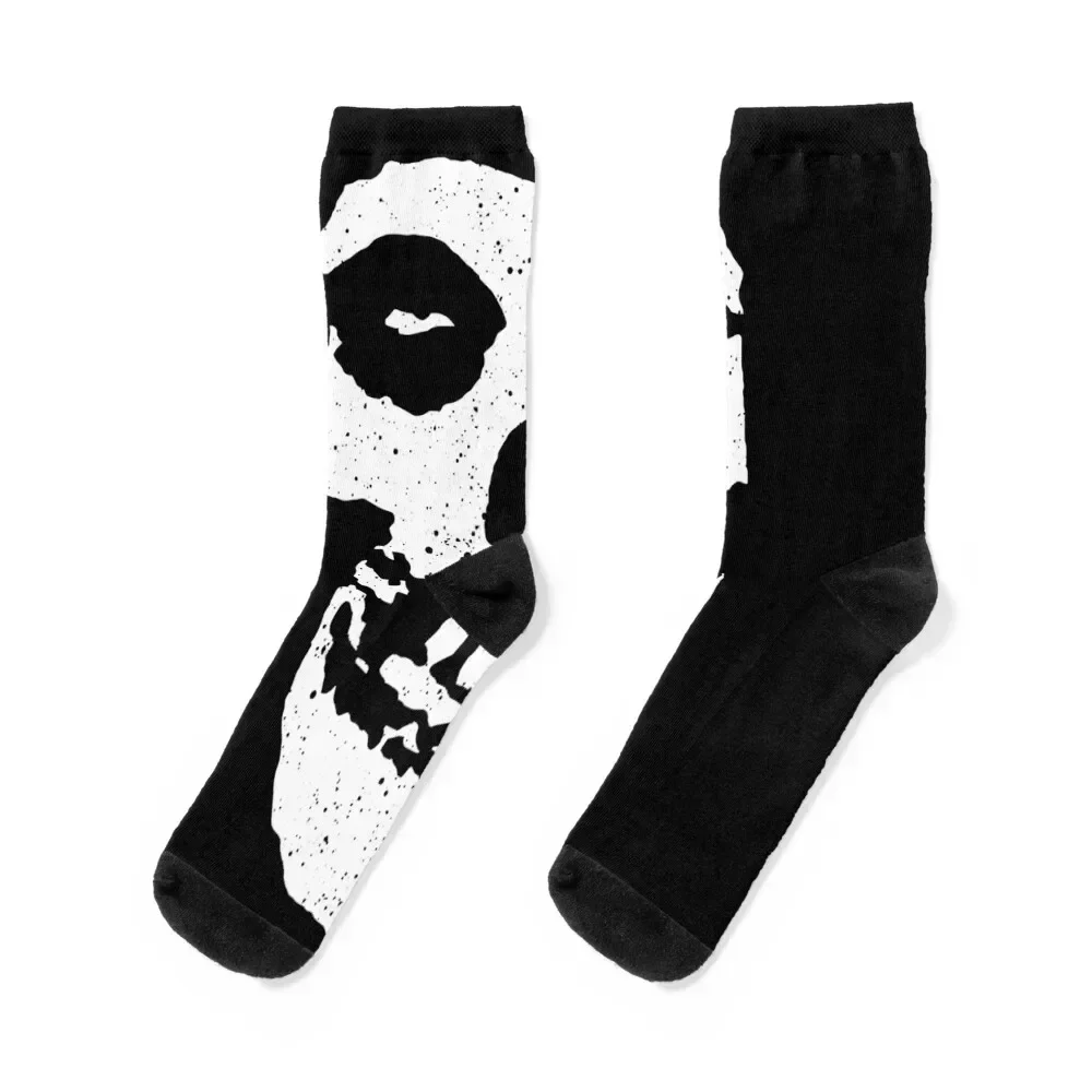 

Retro Misfits Fiend Skull Gift Men Women Socks New year's sports and leisure Antiskid soccer heated Men's Socks Luxury Women's