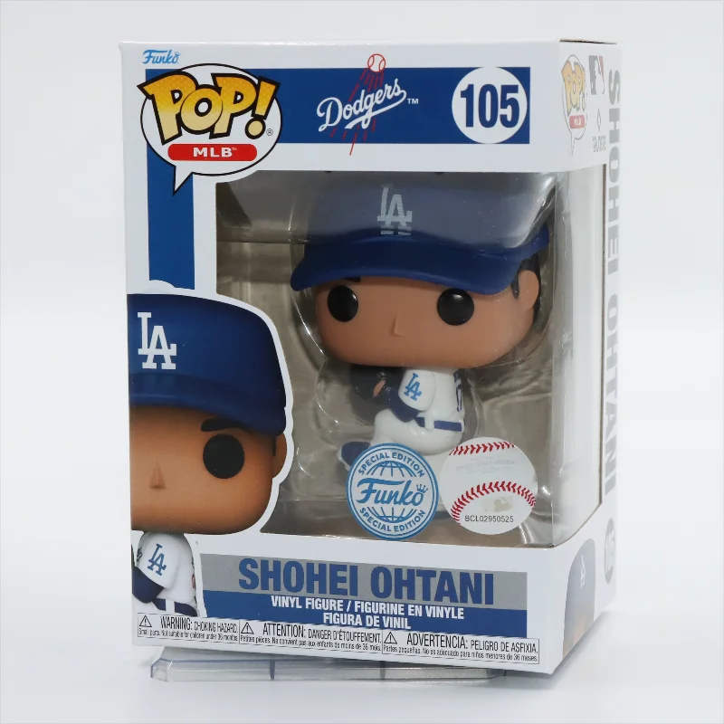 

Фанко ПОП! Оригинальная фигурка MLB Los Angeles Dodgers Shohei Ohtani, коллекционное украшение-Рождественский подарок для мальчиков и девочек, детей