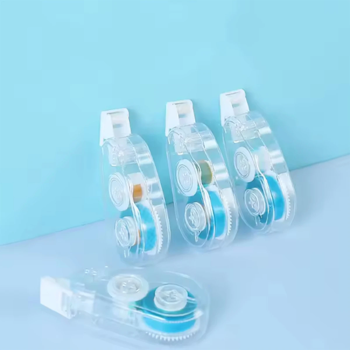 Mini cinta adhesiva de doble cara, pegamento japonés, revestimiento de puntos, desechable para planificador Dokibook, accesorios, herramienta de bricolaje, 1 ud.