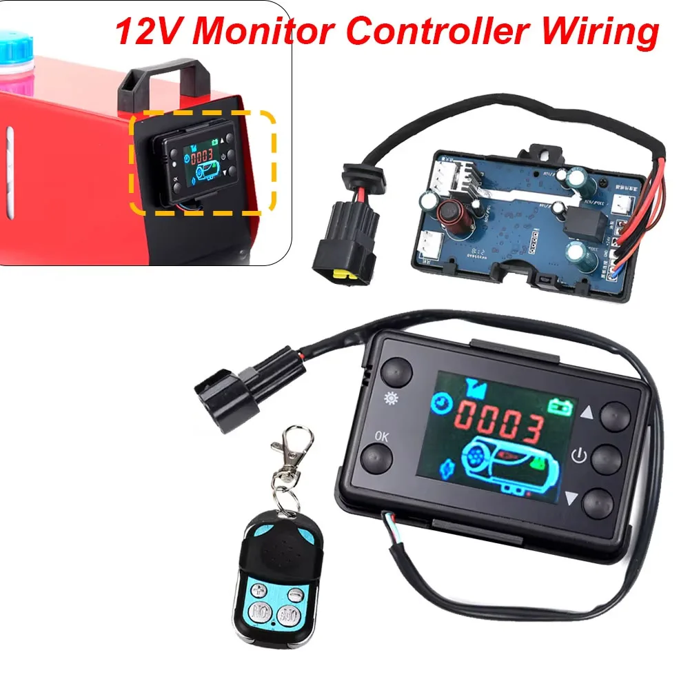 Parking Heater Accessories Mainboard LCD Screen Remote Control Parts Combination set For Truck Air Diesel Heater Accessories