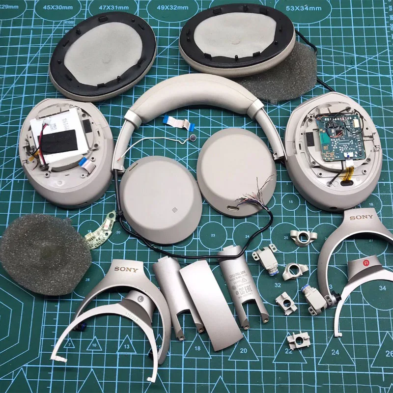 Replacement Headband PU Cover For Sony WH1000XM3 Noise Cancelling Headphone Hinge Swivel Headset Repair Parts