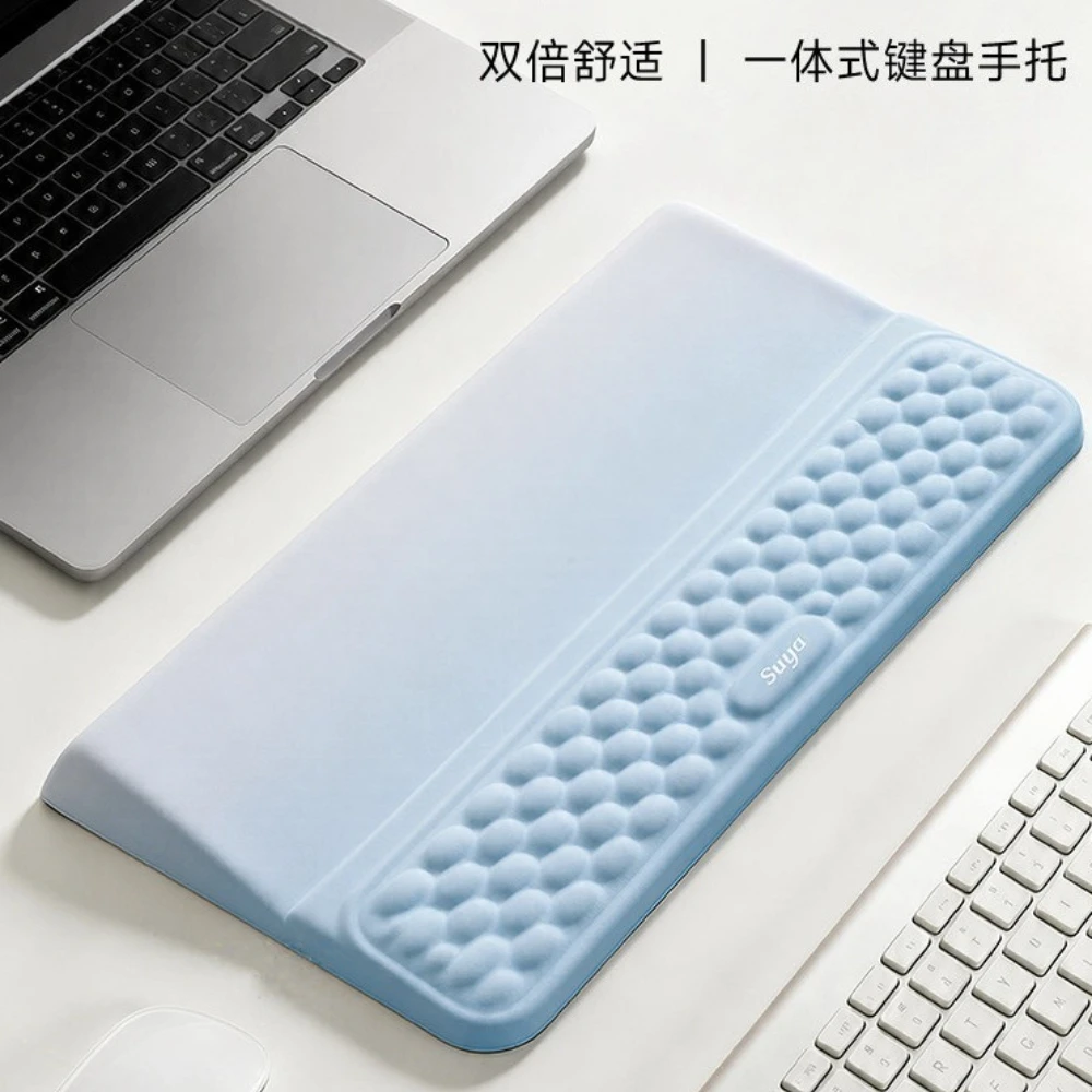 Integrated Keyboard Wrist Rest Custom Memory Foam Sofe Keyboard Hand Stand Support for 68/94/108% Keyboard Plam Rest Accessories