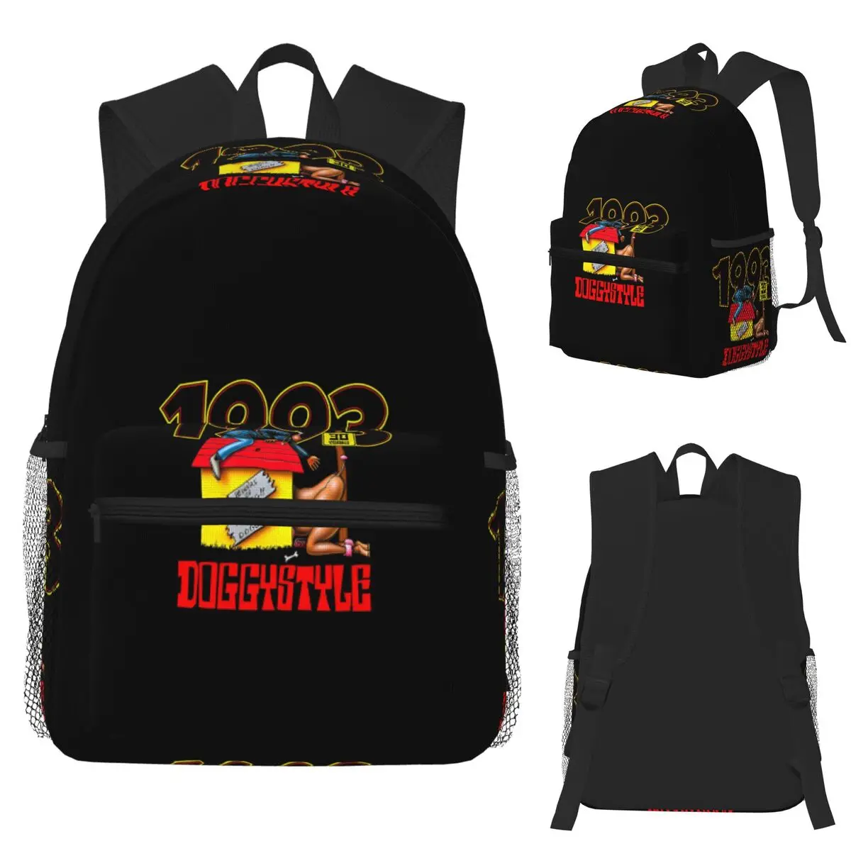 Snoop Dogg Doggystyle Music Rapper Student Backpack School Bag Hiking Travel Daypack for Boys Girls Bookbag Shoulder Bags
