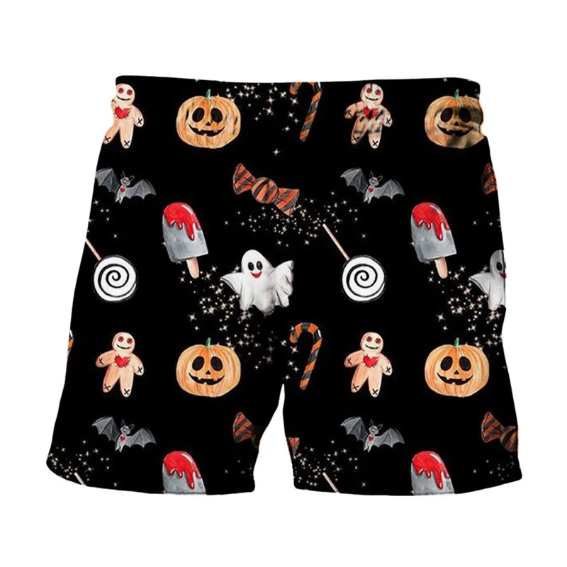 Disney – maillot de bain imprimé Stitch et Mickey Minnie pour hommes, short de plage, Collection Halloween, mode décontracté pour enfants