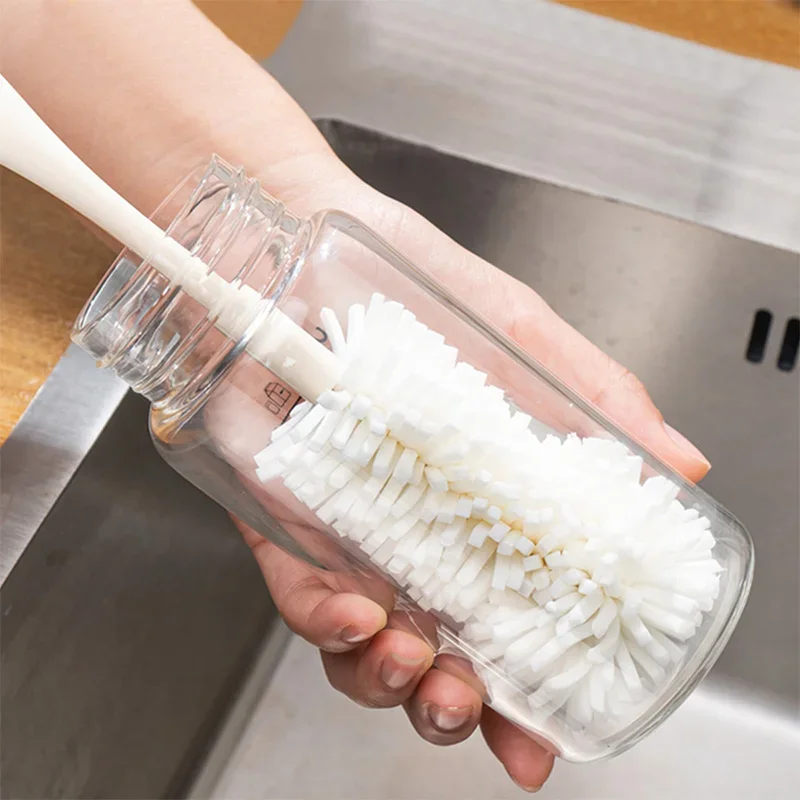 

GIANXI Sponge Brush Cup Scrubber Glass Cleaner Kitchen Cleaning Tool Long Handle Drink Wineglass Bottle Household Cepillo Brush