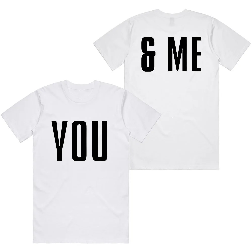 

Disclosure You & Me Tee Short Sleeve Cotton Men Tshirts Casual Fashion Hip Hop Streetwear Male Clothing Graphic Print T Shirts