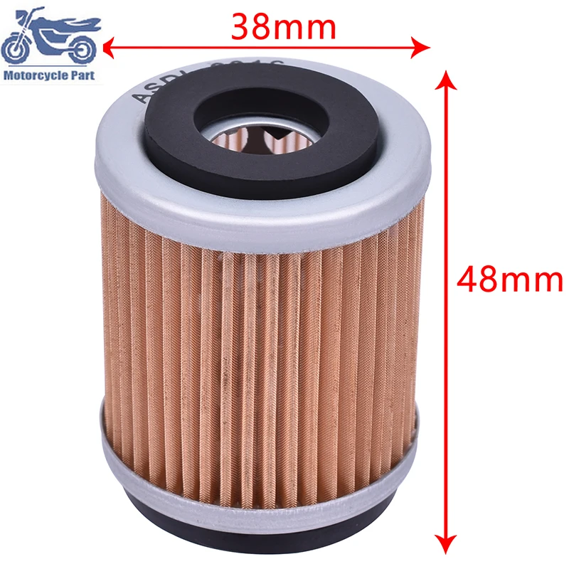 1/2/4/8pcs Motorcycle Oil Filter for Yamaha SR TW 125 XT 200 225 250 350 TT 225 350 600 AG BW 200 TT-R 225 230 SRX 250
