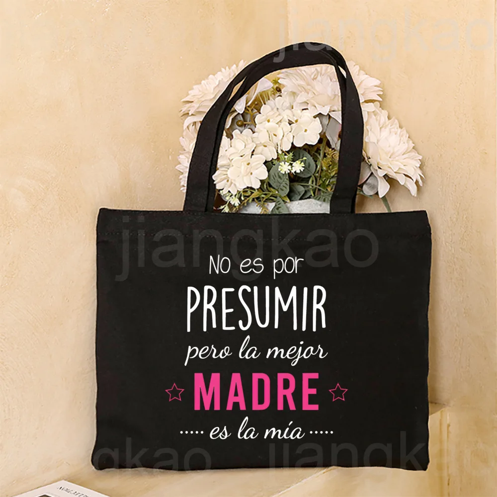 Not To Show Off But The Best Godmother Grandmother Printed Women Tote Bag Shopping Bags Female Shoulder Bag Abuela Madrina Gift