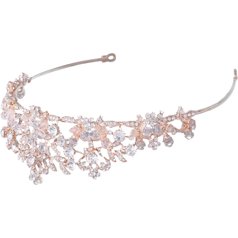 

Bridal Crown Rhinestone Wedding Headband Sparkling Elegant Glamorous Wedding Accessories for Bride Pageant Crowns for Women