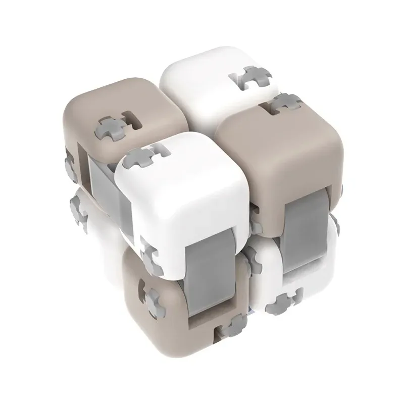 Xiaomi Mitu سبينر اللبنات الملونة إصبع تململ الضغط لعبة ألغاز تجميع مكعب فنجر سبينر لعبة عشوائية CN #2