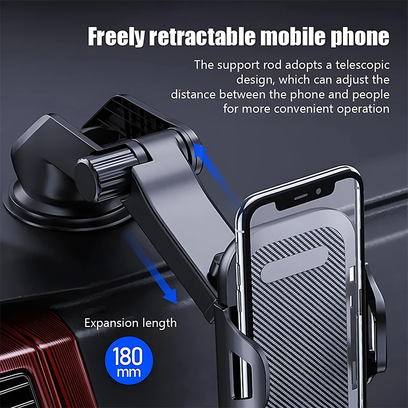 NEW Universal Sucker Car Phone Holder 360° Windshield Car Dashboard Mobile Cell Support Bracket for Smartphones