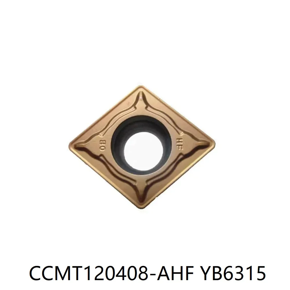 

CCMT120408-AHF YB9320 YB6315 ZCC Positive inserts General turning For processing steel and stainless steel CCMT 120408 AHF