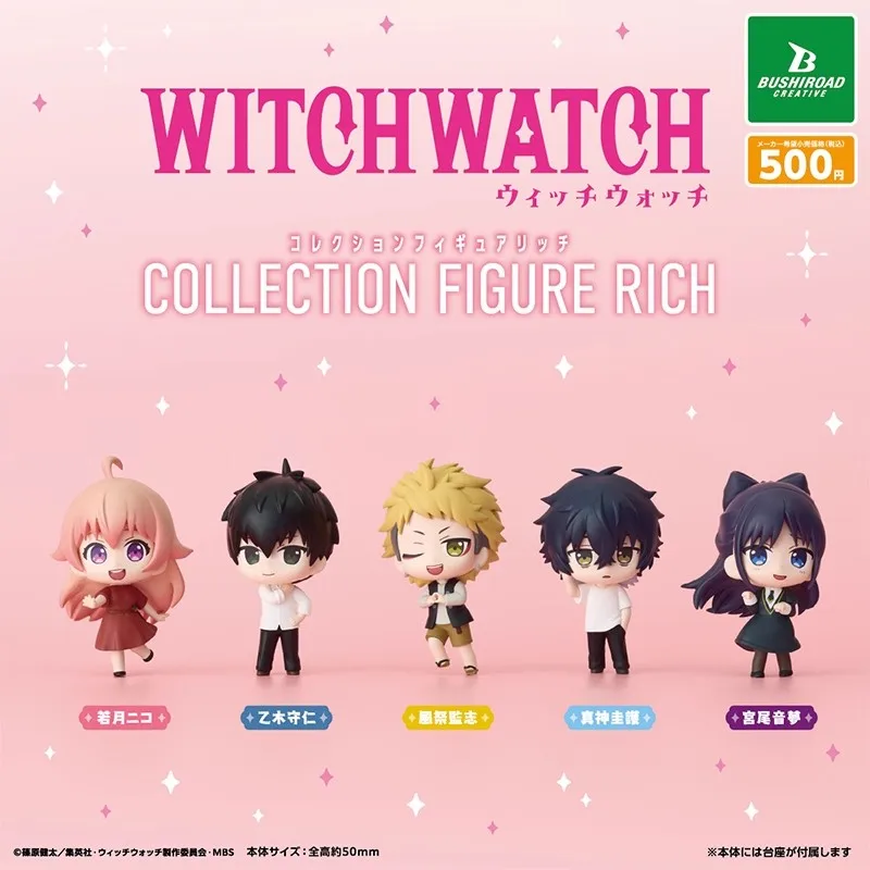 

Original 5Pcs Gashapon WITCHWATCH COLLECTION FIGURE RICH Toys For Kids Gift Model Ornaments